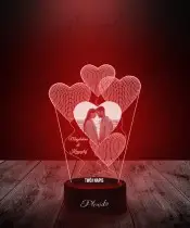 copy of Plexido Herz-Liebe 3D-LED-Lampe – Valentinstagsgeschenk