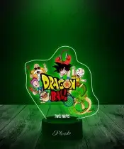 Lampka LED 3D Plexido z Nadrukiem UV Dragon Ball Postacie