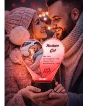 3D Plexido LED Lamp Valentine's Day Gift for Your Other Half