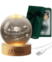 Kryształowa Kulka 3D Układ Słoneczny Planetarny