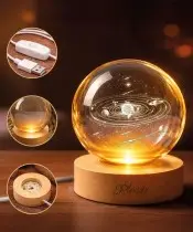 copy of 3D Crystal Ball Toyota Logo Automotive