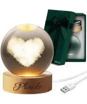 copy of 3D Crystal Ball Valentine's Day Gift Heart I Love You