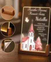 Pamiątka Pierwszej Komunii Świętej Lampka Nocna LED
