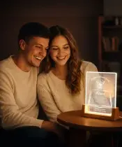 copy of Souvenir zur Erstkommunion, LED-Ständer aus Holz