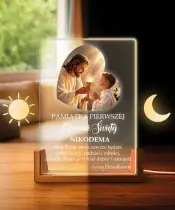 First Holy Communion Souvenir for a Boy LED Frame