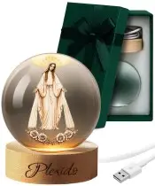 3D Crystal Ball Mary the Mother of God