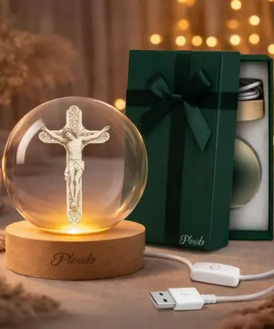 Kryształowa Kulka 3D Jezus...