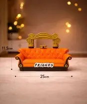 Kanapa do figurek McDonald’s Friends ekspozycja kolekcjonerska 3D