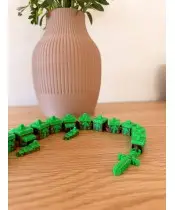 Smok 3D Minecraft Figurka Przegubowa Ruchomy Kolekcjonerski 36 cm