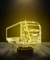 Lampka LED 3D Plexido Ciężarówka Tir Daf - 1