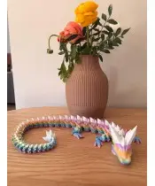 3D-Drache, 60 cm, Regenbogen, bewegliche Figur, Sammlerstück