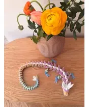 3D-Drache, 60 cm, Regenbogen, bewegliche Figur, Sammlerstück