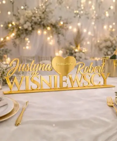 Wedding Table Inscription...