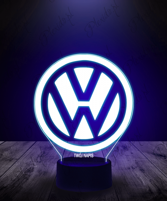lampka_led_3d_plexido_volkswagen_logo