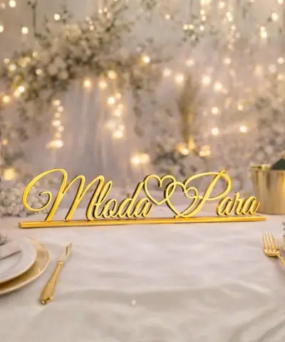 Wedding Table Inscription...