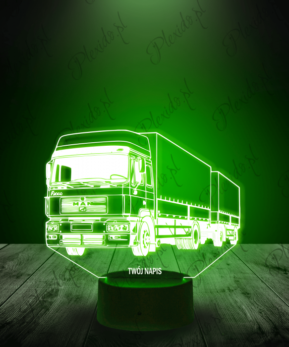 Lampka LED 3D Plexido Ciężarówka Tir Man - 1