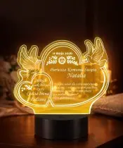 Souvenir of the First Holy Communion Heart LED Lamp Plexido