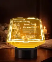3D Plexido LED Lamp Holy Communion Keepsake Book