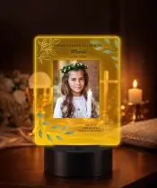 3D Plexido LED Lamp Holy Communion Souvenir with Photo