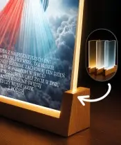 Geschenk zur Erstkommunion, Souvenir, LED-Rahmen, Jesus