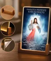Geschenk zur Erstkommunion, Souvenir, LED-Rahmen, Jesus