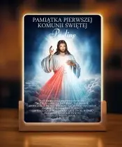 First Holy Communion Gift Souvenir LED Frame Jesus