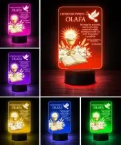 Lampka LED Plexido Pamiątka Pierwszej Komunii Świętej Kielich IHS