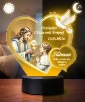 copy of Plexido LED-Lampe als Erinnerung an die Erstkommunion eines Mädchens Jesus
