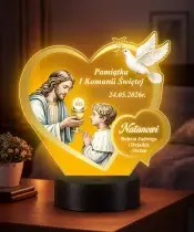 copy of Plexido LED Lamp Souvenir of First Holy Communion for a Girl Jesus