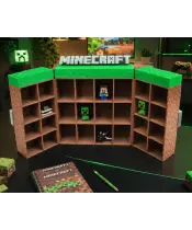Organizer Minecraft Na Figurki Kinder Joy Składana Półka Skrzynka Regał