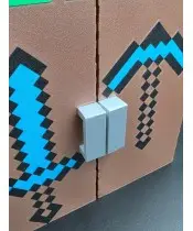 Organizer Minecraft Na Figurki Kinder Joy Składana Półka Skrzynka Regał