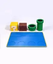 Półka Kolekcjonerska Na Figurki McDonalds Ekspozytor Super Mario