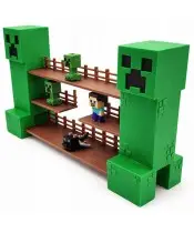 Organizer Minecraft Półka Kinder Joy Creeper Regał na Kolekcjonerskie Figurki