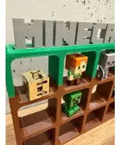 Organizer Minecraft Półka Kolekcjonerska na Figurki Kinder Joy Regał