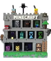 Półka Na Figurki Kinder Joy Minecraft Ekspozytor Kolekcjonerski 18 miejsc