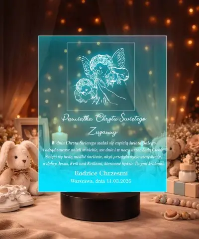 3D Plexido LED Lamp Baptism...