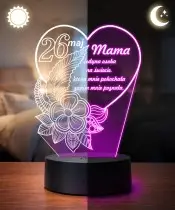 3D-Plexido-LED-Lampe als Muttertagsgeschenk