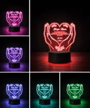 Lampka LED 3D Plexido Prezent dla Mamy Dzień Matki