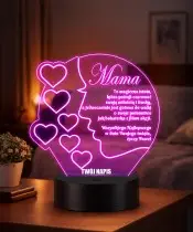 3D Plexido LED Lamp A Gift for Mom on Mother's Day