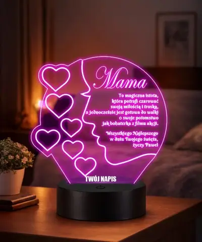 Lampka LED 3D Plexido...