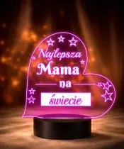 Lampka LED 3D Plexido Prezent dla Mamy Najlepsza Mama