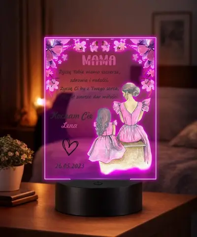 Lampka LED Plexido z...