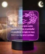 3D-Plexido-LED-Lampe als Geschenk zum Muttertag