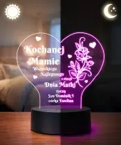 Mother's Day Gift for Mom 3D Plexido Heart LED Lamp
