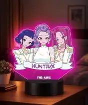 3D K-Pop Huntrix Rumi Mira Zoey LED-Lampe