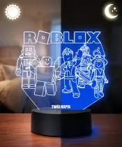3D-Plexido-LED-Lampe Roblox-Charaktere