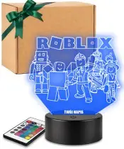 3D-Plexido-LED-Lampe Roblox-Charaktere