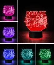 3D LED Lamp Plexido Roblox Characters