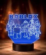 3D LED Lamp Plexido Roblox Characters