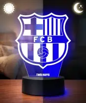 Lampka LED 3D Plexido FC Barcelona